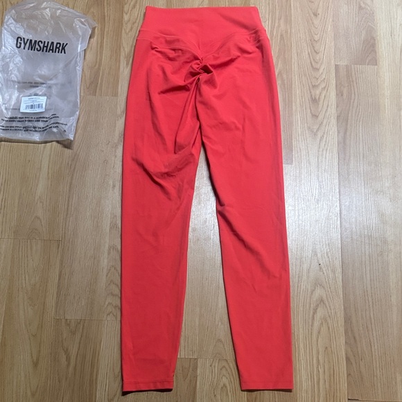 Gymshark NEW red size small S body fit yoga gym Active Leggings - Picture 4 of 9